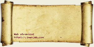 Anita Nikačević vizit kartica